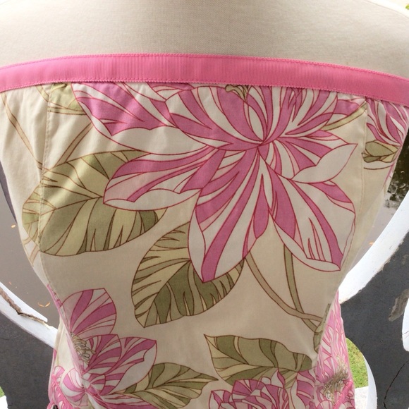 Tommy Hilfiger Strapless Knee High Dress with Front Pockets and Rear Zip - Picture 6 of 16